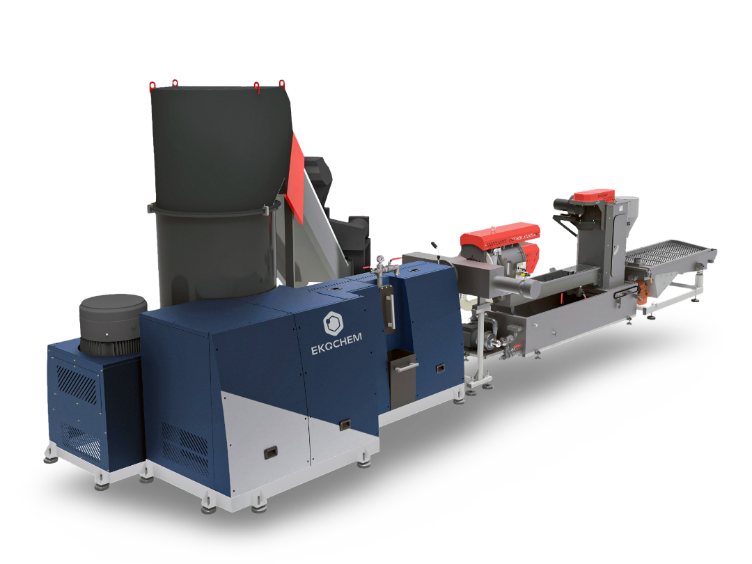 Linia do regranulacji plastuku odpadów przemysłowych SMART EKOCHEM
